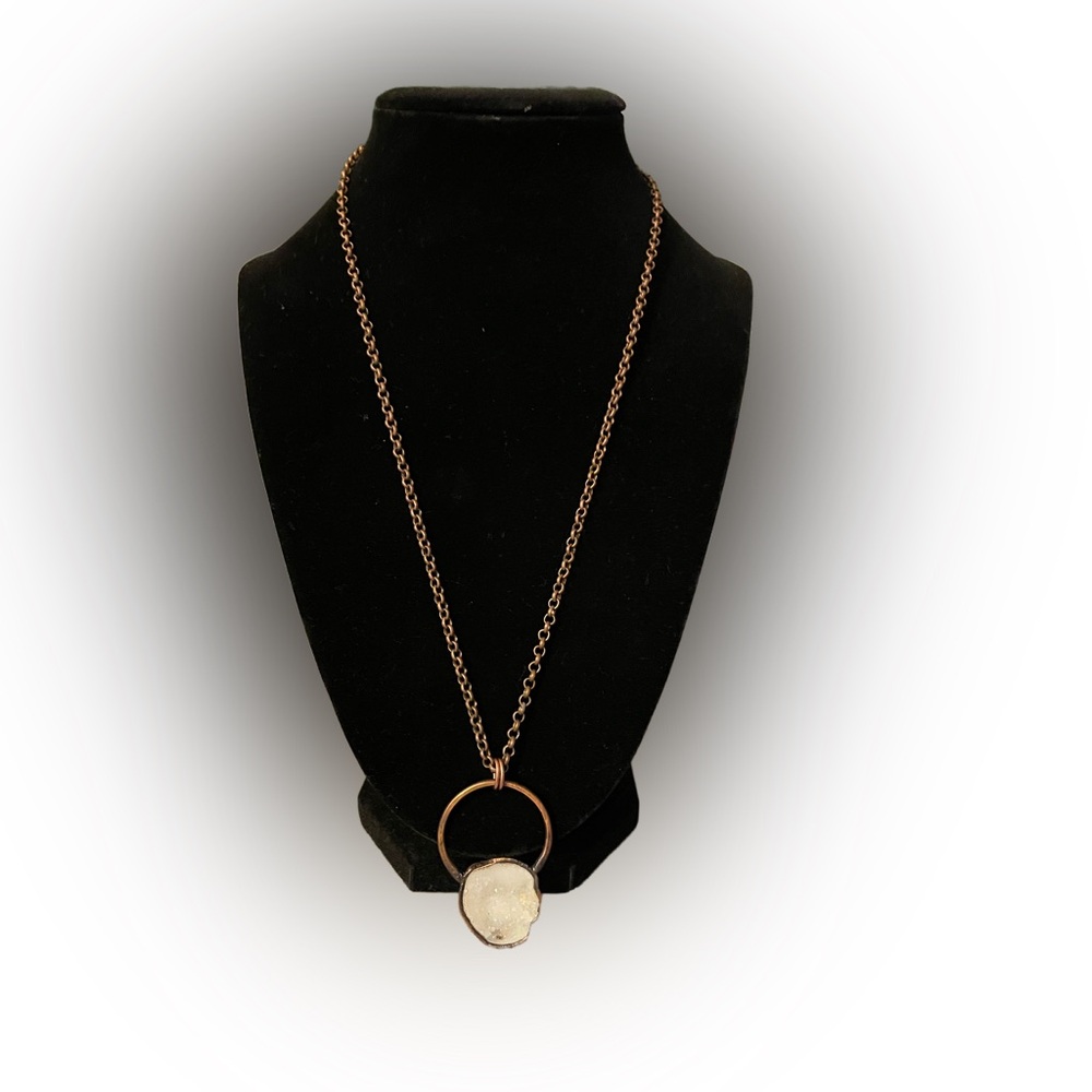 Geode necklace